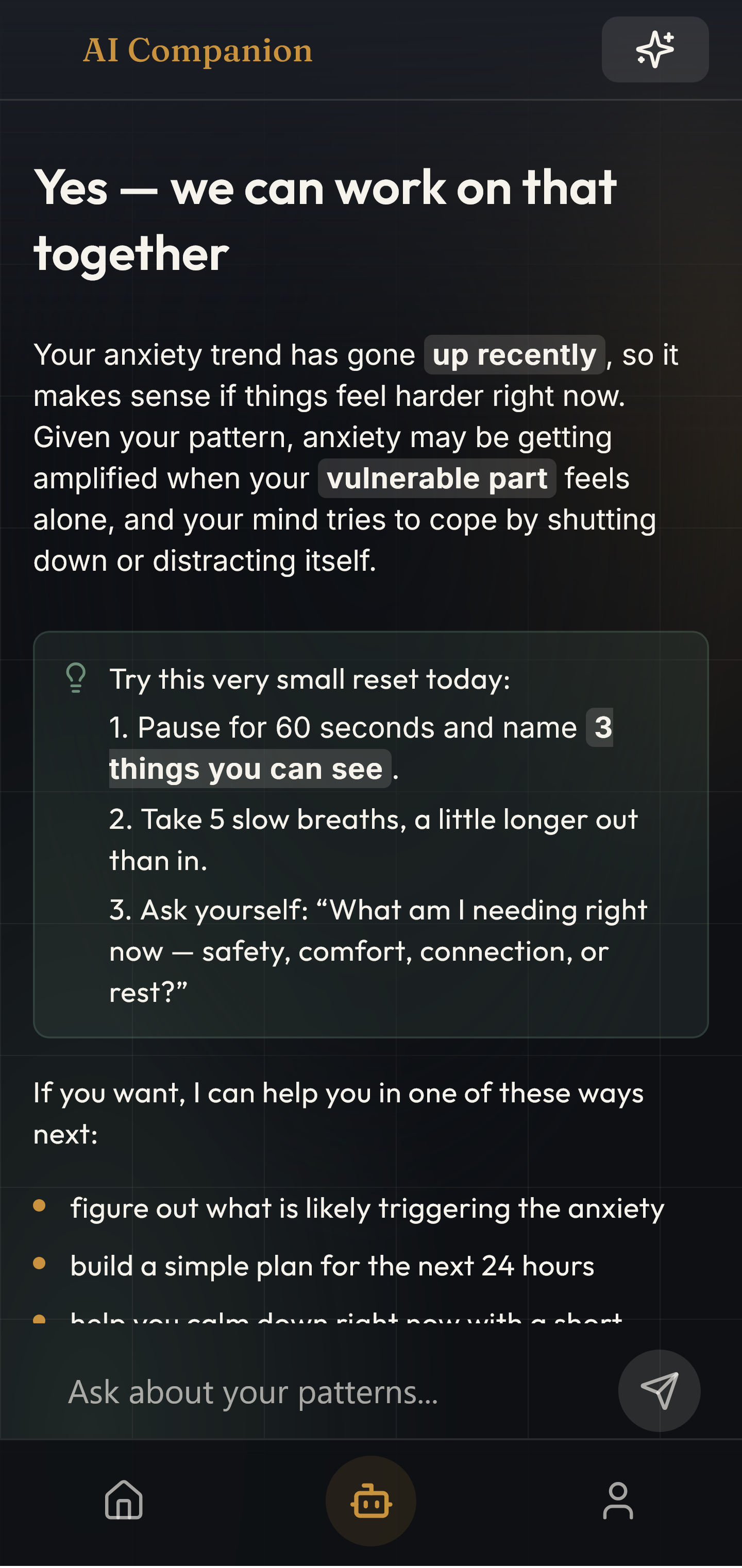 Schemap AI companion chat